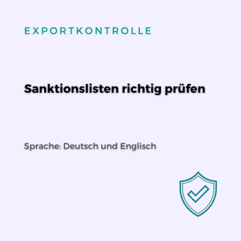 Sanktionslisten Pruefen