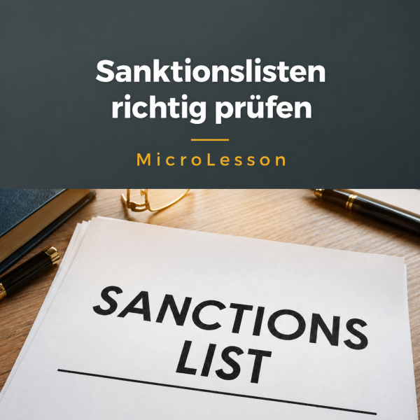 Sanktionslisten Pruefen