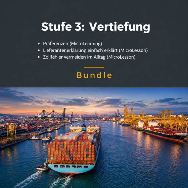 Vertiefungspaket Zoll